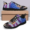 thumbnail image 4 of Firefighter 343 Fdny Never Forget September 11th Running Shoes Sneakers Mesh Black Size 3.5, 4 of 5