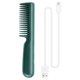 thumbnail image 2 of Plancha de Pelo EléCtrica InaláMbrica y Rizador 2 en 1 Peine Seco Mini Carga USB Alisado en Caliente Verde, 2 of 5