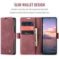 thumbnail image 2 of Funda para Samsung Galaxy Z Fold 6, diseño clásico, billetera de cuero, cierre magnético, funda con tapa, soporte para tarjetas, funda protectora a prueba de golpes para Samsung Galaxy Z Fold 6 5G, 2 of 9