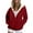 Brick Red, variant on Fgnfyis Women Keep Warm Athletic Jacket Long Sleeve Oversized Coat with Pockets for Fall Brick Red L