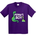thumbnail image 3 of Inktastic Pepaw's Boy Grandson Youth T-Shirt, 3 of 5