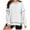 White, variant on Kaemgyyd Oversized Sweatshirt for Women Crewneck High Low Hem Tunic Tops Long Sleeve Fall Pullover Trendy Clothes