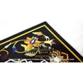 thumbnail image 3 of Black Marble Inlay Table Top for Center Table, Dining Table, Patio Table | Mughal Art & Pietra Dura Stone Inlay for Living Room Furniture-48x72 Inch, 3 of 4