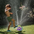 thumbnail image 4 of CYBIBO Sprinkler for Kids, Toddler Outdoor Toys, Backyard Spinning Turtle Kids Sprinkler Toy, 360° Roating Spray Water Baseball for Boys Girls Summer Backyard Lawn Pool Party Fun, 4 of 4