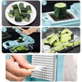 thumbnail image 4 of LINLIN 13 in 1 Super and Professional Vegetable Chopper, Onion Chopper, Food Chopper, Multifunctional Vegetable Cutter Veg Onion Dicer Salad Chopper Potato Cutter - Egg Slicer Yolk Separator Peeler, 4 of 6