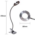 thumbnail image 4 of Lámpara de mesa Irfora Profashional Lámpara de escritorio flexible LED Beads Light Gooseneck Night Light con abrazadera para libro de lectura Nail Art Irfora Lámpara de mesa, 4 of 7
