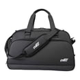 thumbnail image 2 of Bolsa de golf para viajes, bolsa de lona para fin de semana, bolsa de noche, bolsa deportiva resistente al desgarro para gimnasio. Negro, 2 of 8