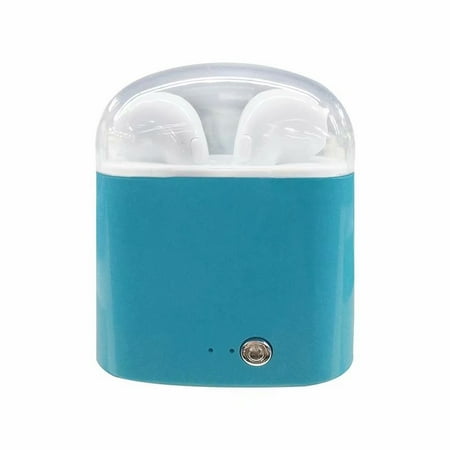 Blue Wireless Ear Buds - VicTsing HBQ I7 TWS Wireless Earbuds Mini Bluetooth Headset Earphone with Charging Box 2 pcs Blue