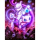 thumbnail image 1 of Cuadros Decorativos Kits de pintura de diamantes 5D DIY Taladro redondo completo Pokemon Mewtwo Imagen de arte (A5509) Likrtyny embutido en tela, 1 of 8