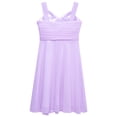thumbnail image 4 of Manyakai Kids Flower Girl Wedding Dresses Sleveless Pageant Party Gowns A-Line Swing Summer Dress Lavender 10, 4 of 7