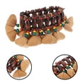 thumbnail image 3 of FRCOLOR 1pc Dora Nut Shell Bracelet African Drum Bell Musical Instrument Toy (Assorted Color), 3 of 5