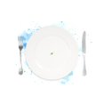 thumbnail image 2 of Ryvnso Placemats Set of 4 Jellyfish Watercolor Dining Mats Heat-Resistant Non-Slip Washable Table Mat, 2 of 8