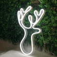 thumbnail image 2 of Glowneon Reindeer Neon Sign, ChristmasParty Led light Decor, 2 of 4