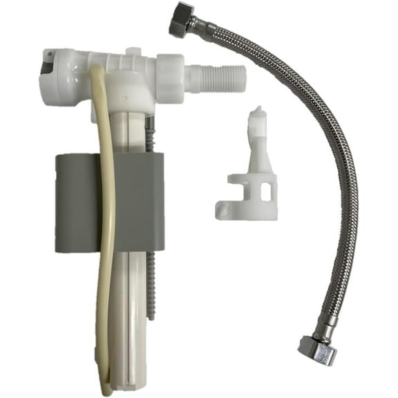 Delta Side Mount Fill Valve with Braided Water Line & Bracket