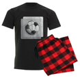 thumbnail image 6 of CafePress - Soccer Ball Men's Dark Pajamas - Men's Dark Loose Fit Cotton Pajama Set, 6 of 7