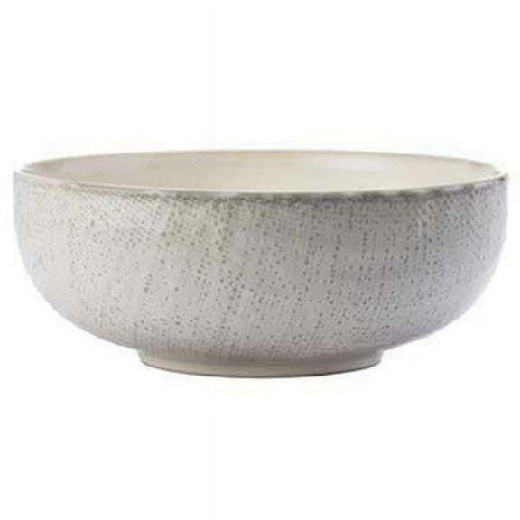 Luzerne L6800000761 18 oz Knit Porcelain Bowl  Ivory