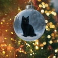 thumbnail image 4 of Cute Cat Christmas Ornaments Collection, Cat Christmas Ornament Ball, Vivid Cute Xmas Kitten Decor for Tree, Cat Xmas Ornaments, for Cats Lovers Fall Winter Party Mantel Home Decor A, 4 of 6