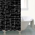 thumbnail image 4 of Math Equations Binary Code Blue Pattern Shower Curtain 72"x84" ,Bathroom Decorative Shower Curtains Set with 12 Hooks,Modern Waterproof Washable Shower Curtain, 4 of 6