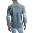 thumbnail image 2 of Men's BLANKNYC Denim Western Denim Jacket Size Small B4HP, 2 of 2