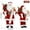 18.5" Red, variant on UTEN 13" Classic Santa Claus Christmas Figurine for Festive Holiday Home and Party Decoration