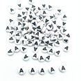 thumbnail image 3 of 100pcs 7mm 26 Letter Beads Alphabet Letter Charms Shape Beads for Jewelry Making Diy Handmade Bracelet Accessories, 3 of 5