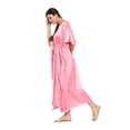 thumbnail image 4 of Oussum Womens Kaftans Satin Long Maxi Dress for Women Adjustable Size Caftans Plus Size Nightwear Evening Gown Beachwear Casual Dresses Online, 4 of 7