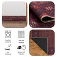 thumbnail image 3 of Keen Home Design Machine Washable Area Rugs with Non-slip Backing, Ideal for Hallway, Living Room, Bedroom, Kitchen and Laundry Room, Vintage Moroccan and Low Pile Rug ( 2' x 3' ), 3 of 9