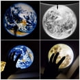 thumbnail image 2 of 1pc LED Lamp For Moon And Earth Projection, Star Projector, Planet, Background Atmosphere, LED Night Lamp For Children's Bedroom Wall Decoration, 2 of 4