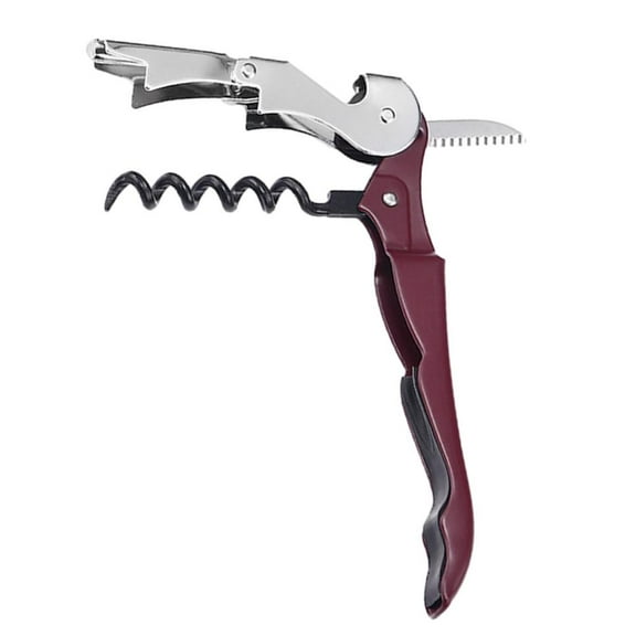 Christmas Savings Clearance! OUTOLOXIT Waiters Wine Key for Servers, Bartender with Foil Cutter, Manual Wine Bottle Opener Double Hinged