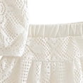 thumbnail image 6 of Amidoa Girls 2 Piece Outfits Summer Clothes Cute Short Sleeve and Casual Shorts Kids Clothing Sets Beige Size 3T, 6 of 8