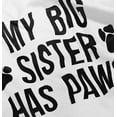 thumbnail image 5 of My Big Sister Has Paws Toddler Boy Girl T Shirt Infant Toddler Brisco Brands 2T, 5 of 6
