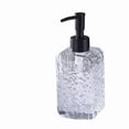 thumbnail image 1 of Botella desinfectante de manos transparente cuadrada portátil, contenedor de champú de viaje recargable, botella de prensa vacía for uso en el baño, 1 of 2