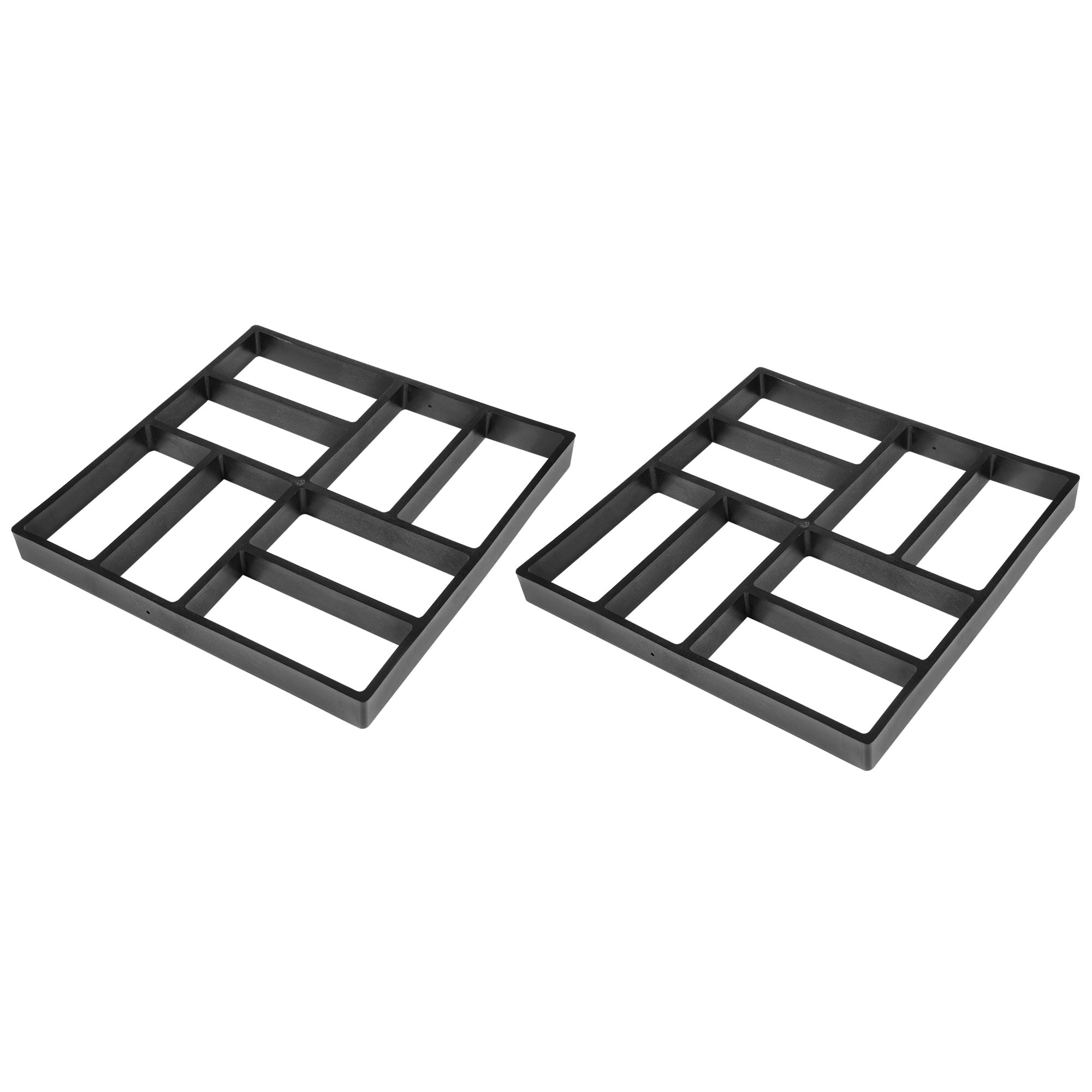 Uxcell 15.8x2" 6 Grid Polygon Concrete Cement Stepping Stone Path Paver