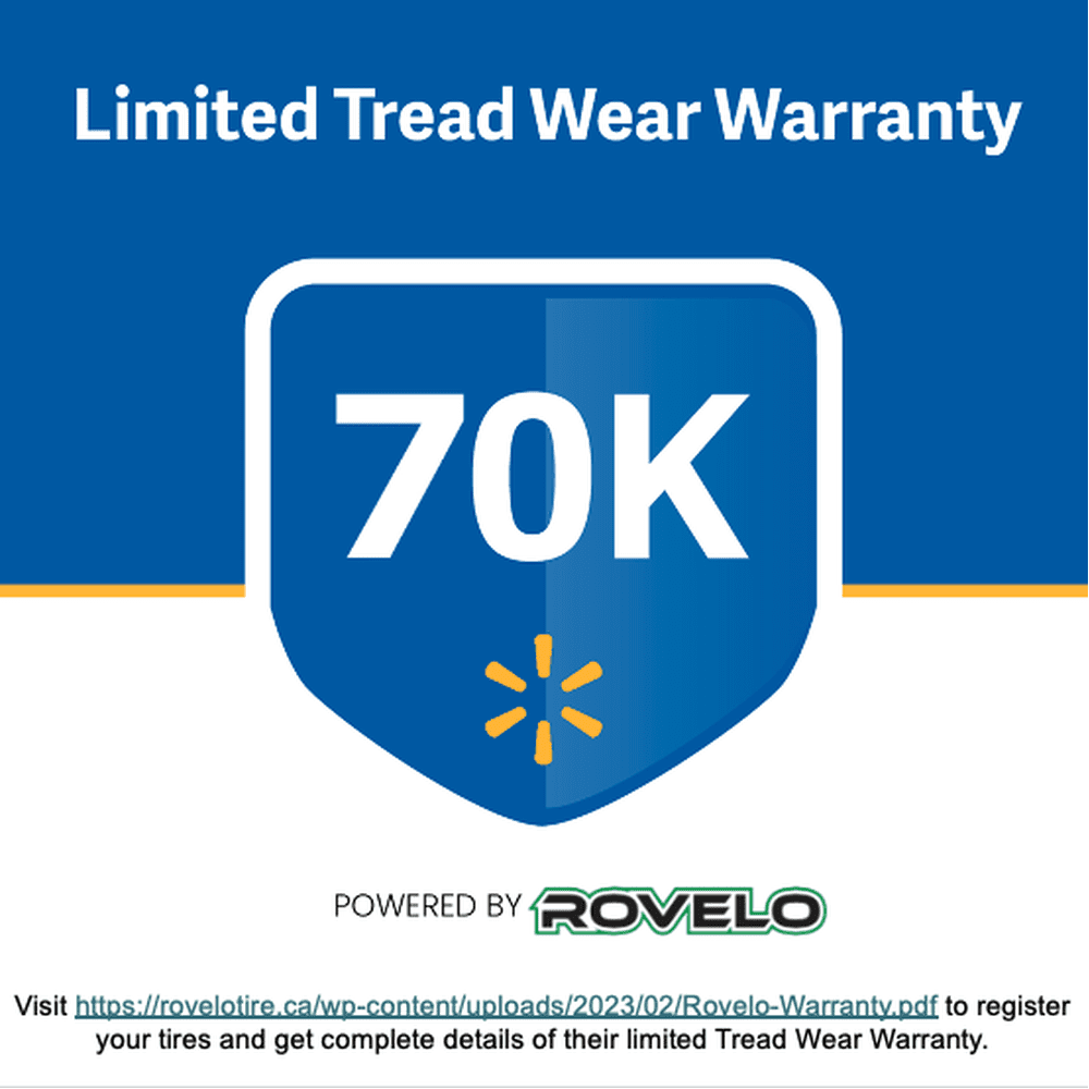 Rovelo Ridgetrak A/T II tire 35X12.50R20 121R all-terrain SUV and LT tire