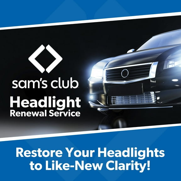 Sam's Club Headlight Renewal Service