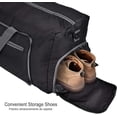thumbnail image 4 of Bolsa de Viaje y Deporte de Lona Plegable Mochila Unisex, Gym Duffle Bag con un Bolsillo Separado para el Calzado para Mujeres y Hombres, 4 of 4