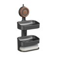 thumbnail image 1 of Jabonera Para Baño, Estante De Ducha De Abs, Organizador De Doble Capa, Sin Taladrar, Jabonera De Pared Para Almacenamiento En Encimera., 1 of 3