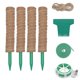 thumbnail image 1 of 40cm Juego de postes de musgo reutilizables para plantas trepadoras, kit de palos de musgo para plantas en macetas, 1 of 5
