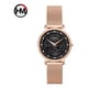 thumbnail image 2 of Reloj Hannah Martin De Cuarzo Y Diamantes Para Mujer Color De La Correa Rose Black, 2 of 8