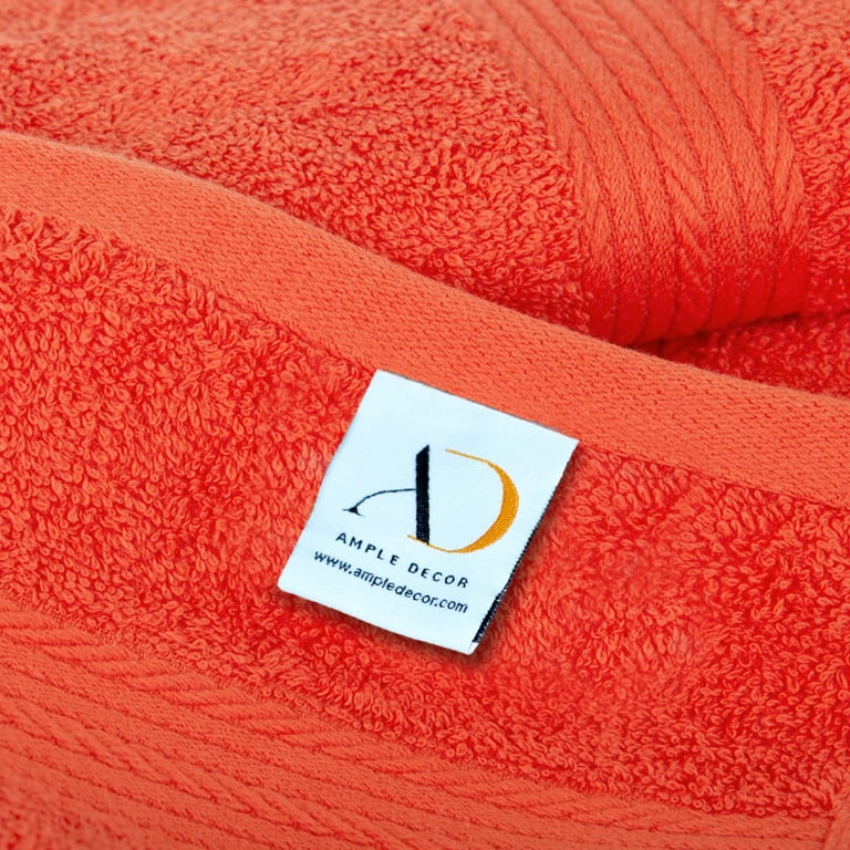 Orange decorative bath towels hotsell