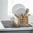 thumbnail image 7 of Matace Designer Coffee Bar Mat, Extra Large 17 x 31.5 Inches, Rubber Backing, Absorbent Coffee Maker Mats for Dish Drying, Kitchen Countertop, Black and White Marble, 7 of 7