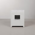 thumbnail image 6 of Water Creation Madison 30" Solid Hardwood Single Bathroom Vanity in White/Chrome, 6 of 7