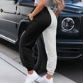 thumbnail image 5 of BRDFRL Womens Sweatpants with Pockets Cotton Solid Color Drawstring Women's Pants with Pockets Sweat Pants Trousers White M, 5 of 7