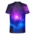 thumbnail image 4 of Zylanna Men's T-Shirts Tee, Crew Neck Summer Sky Print Short Sleeve Fashion Tops for Mens Multicolor, 4 of 5