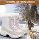 thumbnail image 4 of Botas De Nieve Botines impermeables Botines con cordones Felpa Botines cálidos Ligero Acogedor Antideslizante Sywqhk Para Estrenar, 4 of 6
