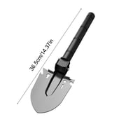 Heavy-Duty Multipurpose Hand Shovel, Thickened Outdoor Utility Spade for Camping, Fishing, Vehicle Emergency Gear, Ground Digging, Soil Loosening and Field Tasks