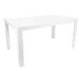 thumbnail image 3 of LeisureMod Kent Mid-Century Modern Weave Design 7-Piece Outdoor Dining Set Plastic Rectangular Table with 4 Side 2 Arm Chairs for Patio, Poolside, and Backyard Garden (White/Black), 3 of 21