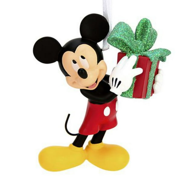 Disney Mickey Mouse Holding a Present Christmas Tree