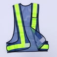 thumbnail image 3 of Gilet de Sécurité Réfléchissant en Résille Haute Visibilité pour Cyclisme Construction Extérieure (Bleu), 3 of 8