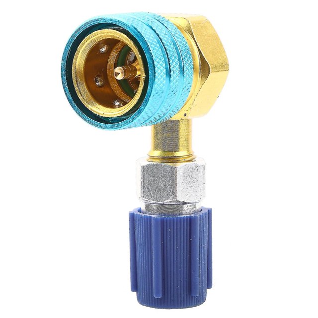 Acoplador rápido de lado bajo R1234yf a R134a, R1234yf a R134a, accesorio de aire acondicionado para automóvil, acoplador R1234yf a R134a, adaptador R1234yf a R134a Afortunado Sencillez
